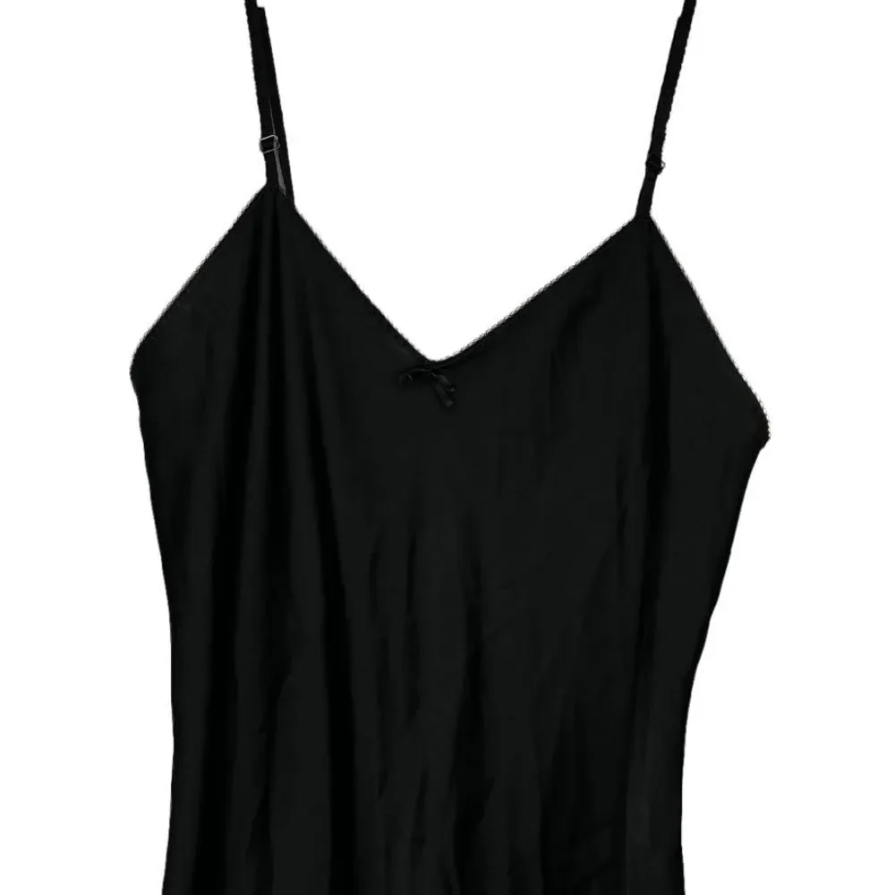 Vintage Full Black Slip as‎ is - Picture 2 of 8